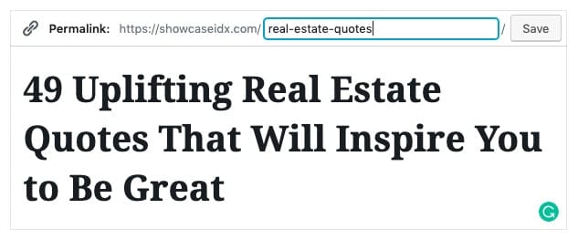 real estate quotes