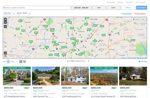 Showcase IDX Features - Property Search