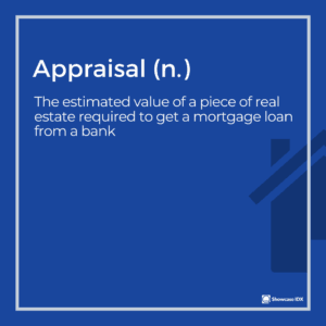 real estate definitions appraisal