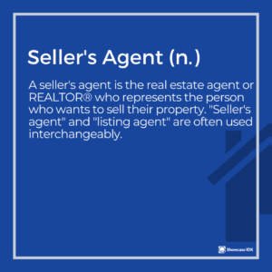 real estate definitions sellers agent